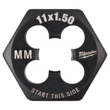 Milwaukee High Carbon Steel Metric Hexagon Die M11-1.5 mm 1 pc