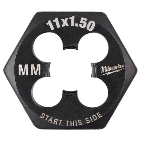 Milwaukee High Carbon Steel Metric Hexagon Die M11-1.5 mm 1 pc