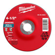 Milwaukee 4.5 in. D X 7/8 in. X 1/4 in. thick Metal Grinding Wheel