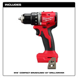 Milwaukee M18 1/2 in. Brushless Cordless Drill Tool Only