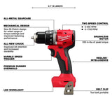 Milwaukee M18 1/2 in. Brushless Cordless Drill Tool Only