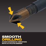 DeWalt 1/4, 3/8, 1/2, 5/8 and 3/4 in. High Speed Steel Countersink Bit Set 5 pc