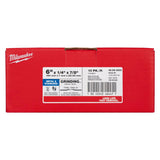 Milwaukee 6 in. D X 7/8 in. X 1/4 in. thick Metal Grinding Wheel