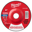 Milwaukee 5 in. D X 7/8 in. X 1/8 in. thick Metal Cutting/Grinding Disc 1 pc