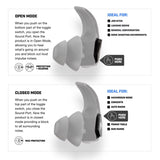Axil 19 dB Earplugs Charcoal