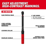 Milwaukee 3/8 in. X 1.3 in. Torque Wrench 16.8 in. L
