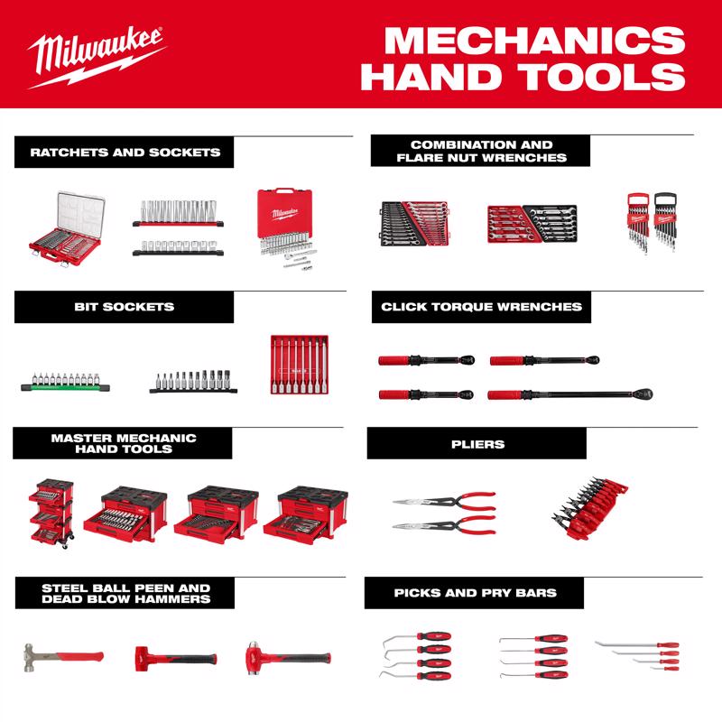 Milwaukee 3/8 in. X 1.3 in. Torque Wrench 16.8 in. L