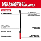 Milwaukee 1/2 in. X 1.3 in. Torque Wrench 23.83 in. L