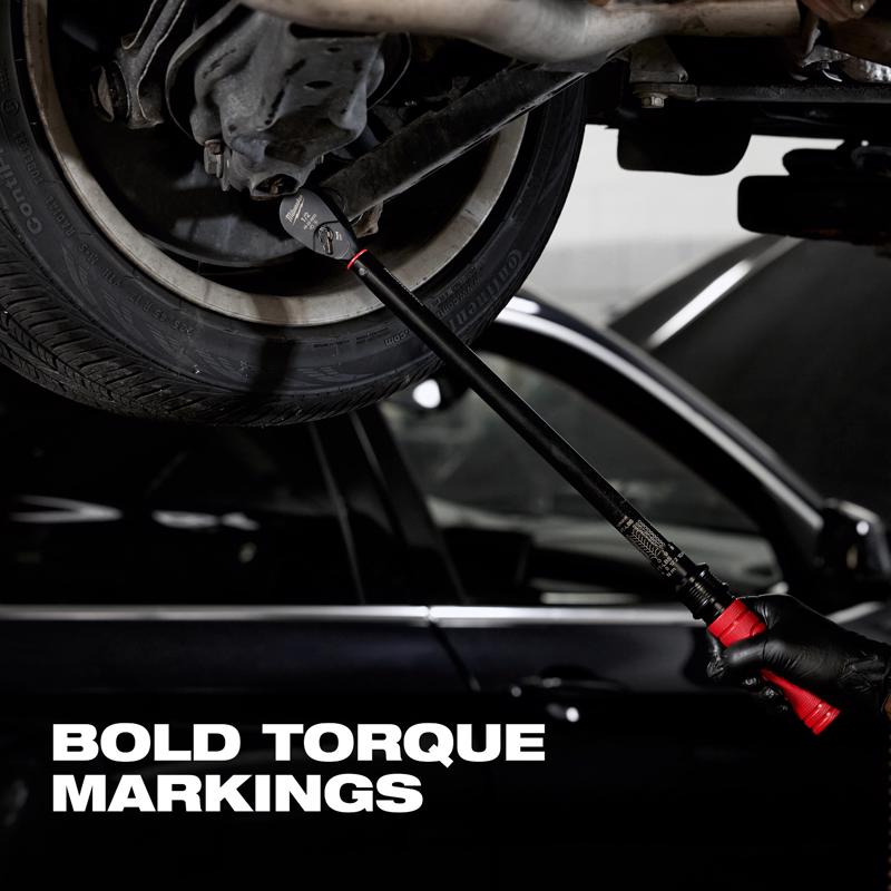 Milwaukee 1/2 in. X 1.3 in. Torque Wrench 23.83 in. L