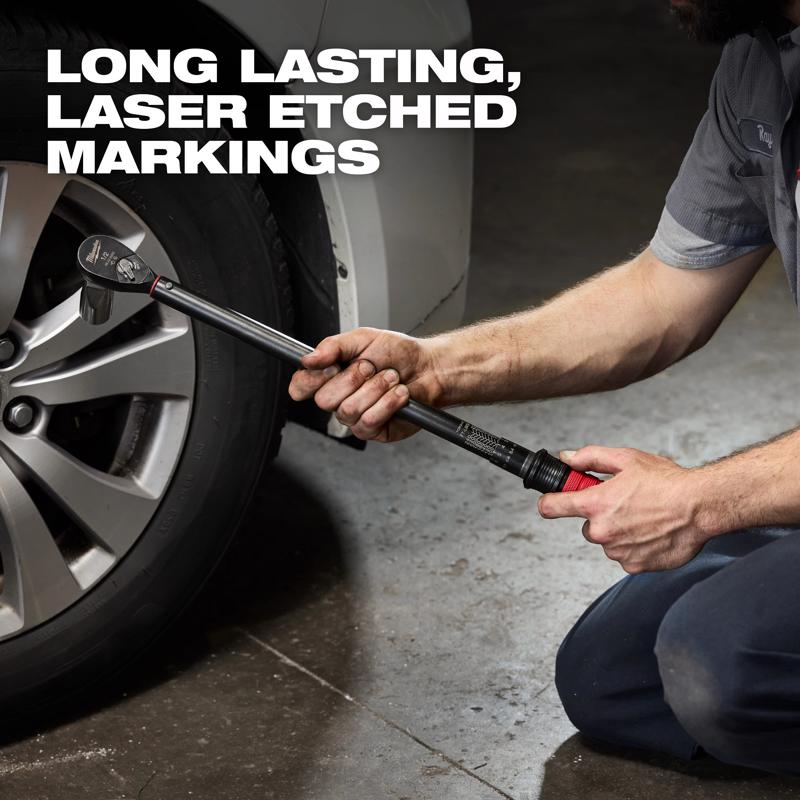 Milwaukee 1/2 in. X 1.3 in. Torque Wrench 23.83 in. L