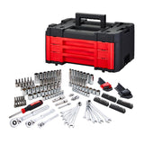Craftsman Versastack 1/4 & 3/8 & 1/2 in. drive Metric/SAE Mechanic's Tool Set 242 pc