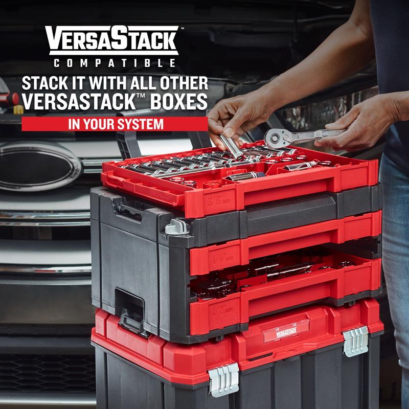 Craftsman Versastack 1/4 & 3/8 & 1/2 in. drive Metric/SAE Mechanic's Tool Set 242 pc