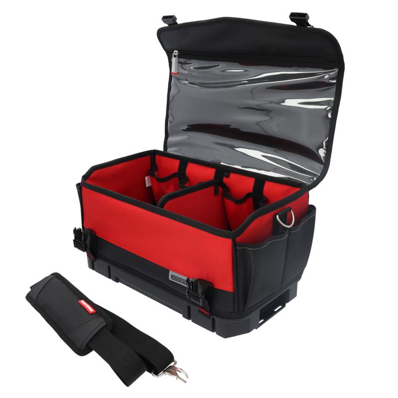 CRAFTSMAN VersaStack 17 in. W All-Purpose Tool Bag Black/Red 1 pc