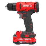 CRAFTSMAN V20 3/8 in. Brushed Cordless Drill/Driver Kit (Battery & Charger)