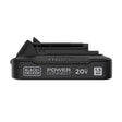 Black+Decker 20V MAX Power Connect LBD1520S 1.5 Ah Lithium-Ion Battery 1 pc