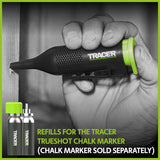 Tracer TrueShot 1 oz Hi-Visibility Replacement Chalk Canister Fluorescent Green 2 pk