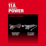 M18 FUEL Brushless 4-1/2 in Grinder w (2) 6Ah Battery Pack Bundle