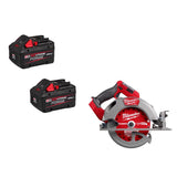 M18 FUEL 7-1/4 in Circular Saw w 2PK FORGE 8Ah Batteries