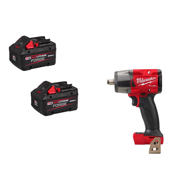 M18 FUEL 1/2 in Impact Wrench w 2PK FORGE 8Ah Batteries