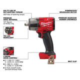 M18 FUEL 1/2 in Impact Wrench w 2PK FORGE 8Ah Batteries