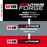 M18 Grease Gun w 2PK FORGE 8Ah Batteries