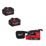 M18 FUEL 3x16 Belt Sander with 2PK FORGE 8Ah Batteries
