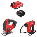 CRAFTSMAN  V20 3Ah Advanced Battery Starter  with Jig Saw with  Inflator
