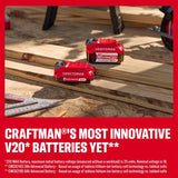 CRAFTSMAN  V20 3Ah Advanced Battery Starter  with Jig Saw with5in Random Orbit Sander