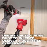 Milwaukee 3.8 in. L X 6 in. W Dust Collector 1 pc
