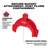 Milwaukee 10 in. L X 13.9 in. W Dust Collector 1 pc