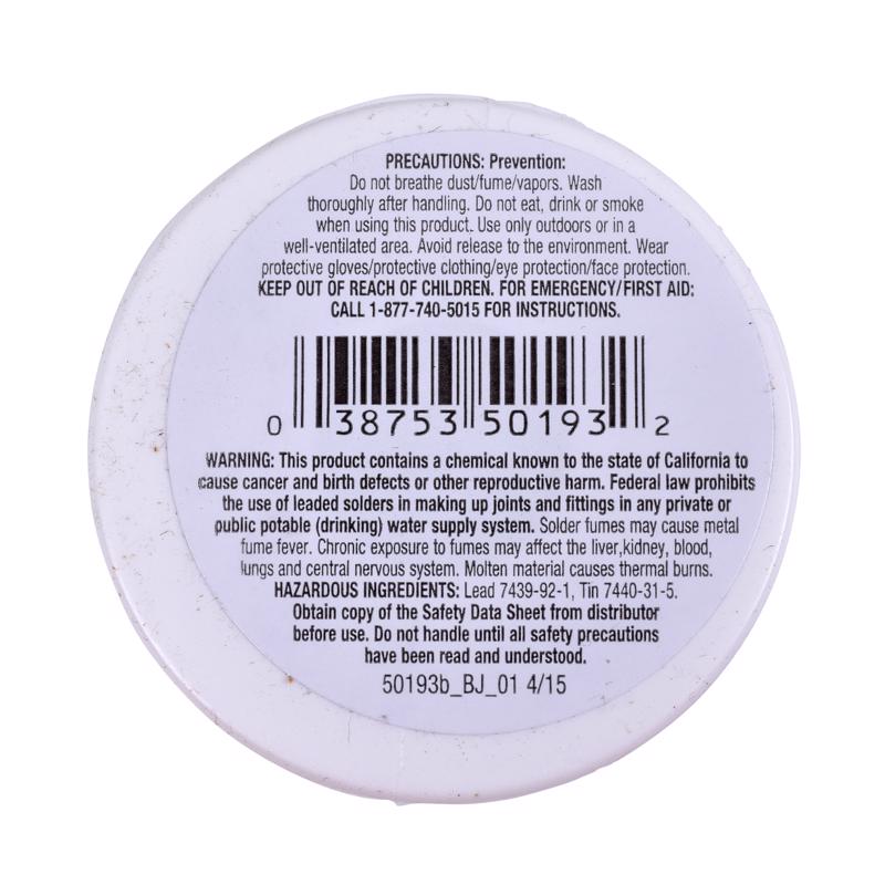 Oatey 8 oz Acid Core Wire Solder Tin/Lead 40/60 1 pc