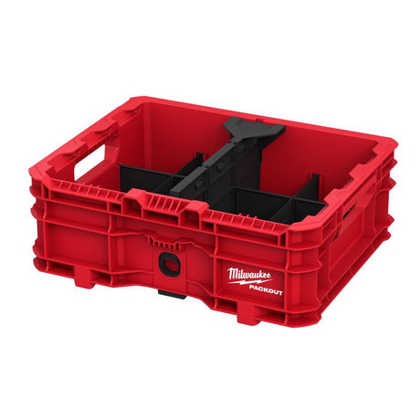 Milwaukee PACKOUT 6.63 in. H X 18.625 in. D Crate Modular System Black/Red