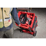 Milwaukee PACKOUT 6.63 in. H X 18.625 in. D Crate Modular System Black/Red