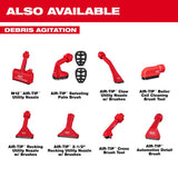 Milwaukee 9.6 in. L X 3.43 in. W Wet/Dry Vac Brush 1 pc