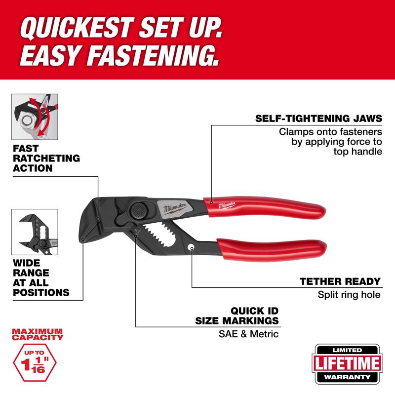 Milwaukee 5 in. Steel Pliers Wrench
