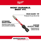 Milwaukee Torx 2 in. Impact Power Bit Alloy Steel 15 pc