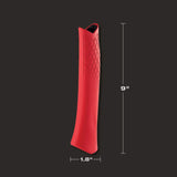Stiletto 9 in. Rubber Replacement Grip Red 1 pc