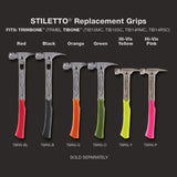 Stiletto 9 in. Rubber Replacement Grip Red 1 pc