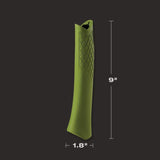 Stiletto 9 in. Rubber Replacement Grip Green 1 pc