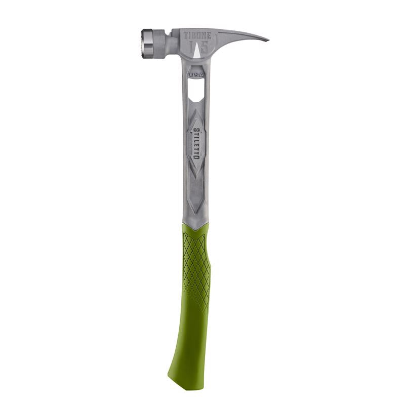 Stiletto 9 in. Rubber Replacement Grip Green 1 pc