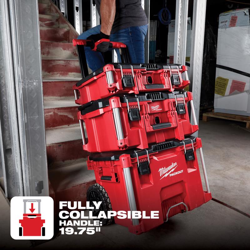 Packout Rolling Tool Box 3PC Stack