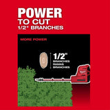 M12 FUEL Hedge Trimmer Kit w 5.0Ah & 4.0Ah Battery Packs