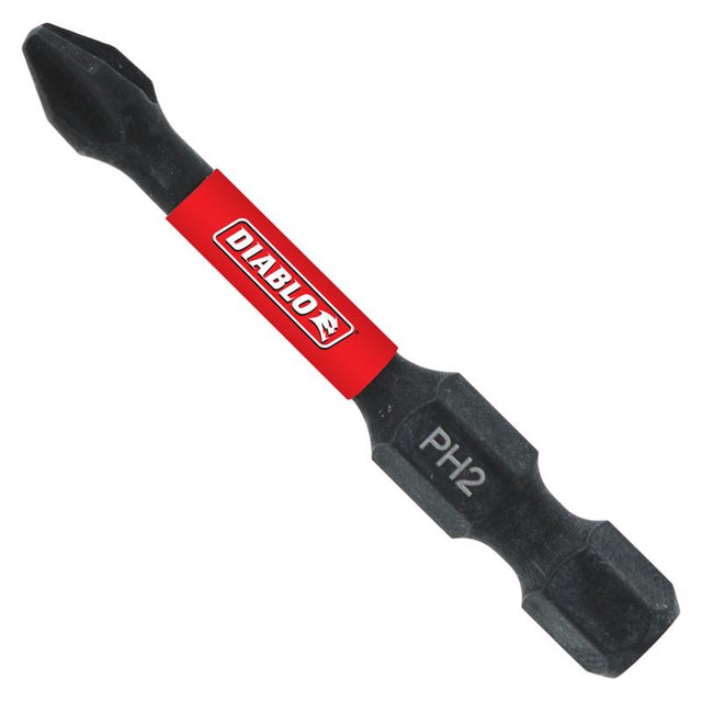 Diablo Phillips 2 in. L #2 Screwdriver Bit Steel 1 pc