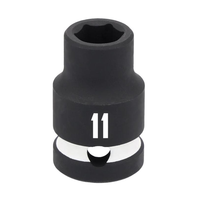 Craftsman 11 mm X 1/2 in. drive Metric Shallow Socket 1 pc