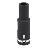 Craftsman 11 mm X 1/2 in. drive Metric Deep Impact Socket 1 pc