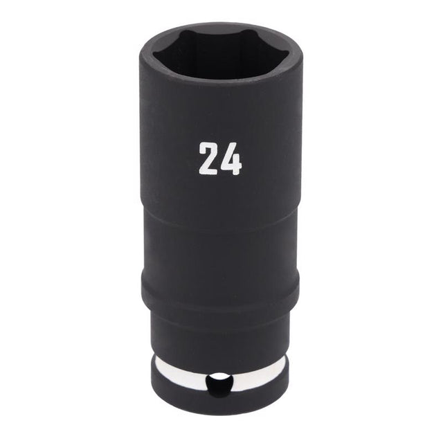 Craftsman 24 mm X 1/2 in. drive Metric Deep Impact Socket 1 pc