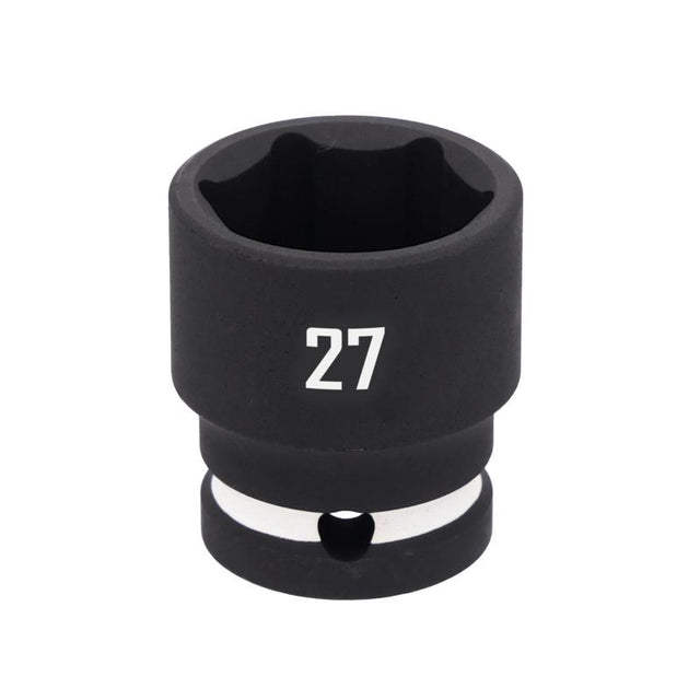 Craftsman 27 mm X 1/2 in. drive Metric Shallow Socket 1 pc