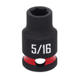 Craftsman 5/16 in. X 3/8 in. drive SAE Shallow Socket 1 pc
