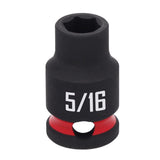 Craftsman 5/16 in. X 3/8 in. drive SAE Shallow Socket 1 pc