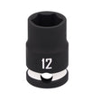 Craftsman 12 mm X 3/8 in. drive Metric Shallow Socket 1 pc